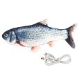 thumbnail image 1 of Yinanstore Electric Simulation Toys Simulation ShapeInteractive Pets Chew Bite Supplies for Cat/Kitty/Kitten/ , Grass Carp, 1 of 8