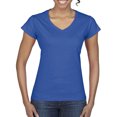 thumbnail image 4 of Gildan T-Shirt Doux à Col en V pour Femmes, 4 of 5