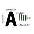 thumbnail image 2 of Big Savings! Three-Dimensional Iron Art Number Sign, House Number Metal Letters, Wall-Mounted Home Address Sign with Screws for Outdoor and Indoor Use, 2 of 6