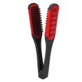 thumbnail image 4 of Double Sided Brush Clamp, Multifunctional Spring Straight Hair Hair Straightener Clamp  For Improves Hair Health Red,White, 4 of 8