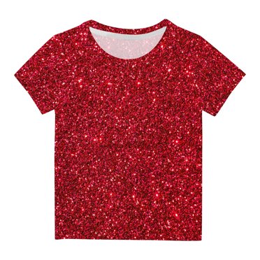 FAIWAD Tunique pour Filles Tout-Petits Manches Courtes Imprimé Chemises Été Décontracté Basique T-Shirt