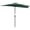 Dark Green, variant on Outsunny 9ft Half Round Umbrella Outdoor Balcony Parasol Patio Garden Outdoor Window Sun Shade w/ 5 Ribs Dark Green