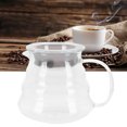 thumbnail image 1 of Pour Over Carafe, Glass Coffee Server Professional Glass Coffee Pot Creamer Jug Coffee Carafe Milk Pitcher with Transparent Design for Bar Kitchen Counter, 1 of 7