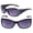 Black/Black, variant on 2 Pair of Womens Designer Bifocal Sunglasses with Rhinestones - Black/Black - 1.75