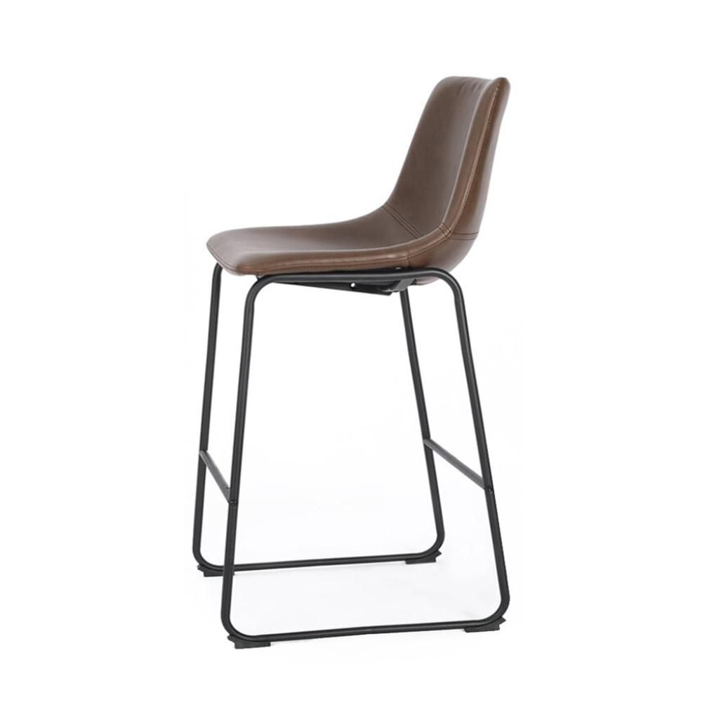 TABOURET LANDON en Marron ENSEMBLE DE 4