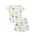 thumbnail image 2 of Kmbangi Vêtements de Loisirs pour Tout-Petits Manches Courtes Col Rond Hauts Shorts, 2 of 9