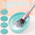 thumbnail image 4 of Racks for Storage Makeup Brush Cleaning Bowl Beauty Cleaning Cup Beauty Brush Bowl Storage Box Powder Puff Drying Rack Makeup Box with Makeup, 4 of 6
