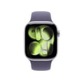 thumbnail image 2 of Apple Watch Series 11 GPS 42mm Silver Aluminium Case with Purple Fog Sport Band - M/L, 2 of 5