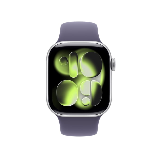 Apple Watch Series 11 GPS 42mm Silver Aluminium Case with Purple