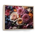 thumbnail image 2 of Designart Roses art Mural Encadré Décor, Roses art Mural Encadré, Rhapsodie des Roses, Rose Moderne Naturel art Mural Encadré, Cadre Couleur Brun Naturel 32x16 Pouces, 2 of 5