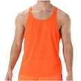 thumbnail image 2 of Styesk Tank Tops Men Fashionable Men's Round-neck Solid Color Mesh Drying Sleeveless Top, 2 of 7