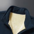 thumbnail image 4 of LOVZFMLL Jackets for Men's Padded Thickened Shaker Fleece Collar Fall And Winter Jacket Coat, 4 of 9