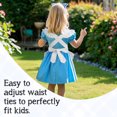 thumbnail image 4 of Aspire Retro Ruffle Apron, Adjustable Kitchen Cooking Apron for Girls, Vintage Baking Apron, Toddler's Maid Costume, 4 of 7
