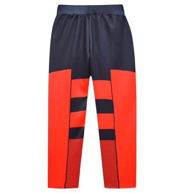 Red Costume Jumpsuits for Girl Rise Red Dress and Pants Halloween Party Dress up for 3-12Y, with Wig