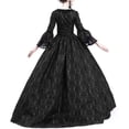 thumbnail image 2 of UPPADA Costumes Gothiques pour Femmes à Manches Longues Robes Victorian Grande Taille Robe Corset Robe Maxi Fluide Robe de Fête Robe Cocktail Robe Lacée Robe de Mascarade Jolies Robes de Bal Soldes 2024, 2 of 5