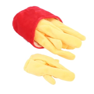 Herwey Dog Chew Squeaky Toys Simulation French Fries Soft Plush Toy Dog Bite Toys