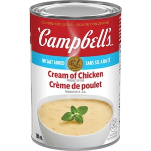 Campbell's® Condensed No Sel ajouté crème de soupe de poulet, plateau stable