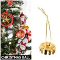 thumbnail image 3 of OULII 100Pcs Shatterproof Ball Caps Plastic Round Caps Golden Hangers Cup Caps for DIY Enthusiasts, 3 of 8