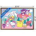 thumbnail image 2 of Hello Kitty and Friends - Happiness Overload Wall Poster, 14.725" x 22.375" Framed, 2 of 4