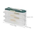 thumbnail image 2 of KAKOWELY Egg Crate Rolling Egg Organizer Pet Modern Kitchen Utility 1Set, 2 of 8