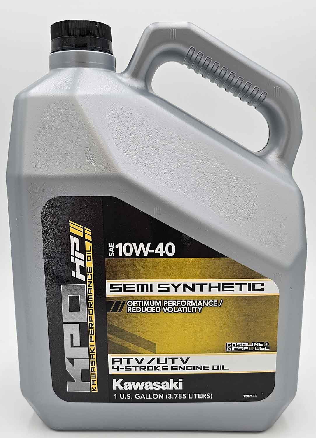 Kawasaki ATV/UTV Engine Oil 10W40 1 Gallon K61021-304