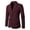 Wine, variant on Men's Fashion Lapel Casual Blazer Jacket, Single-Breasted Suit Coat for Formal and Everyday Wear