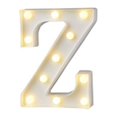 thumbnail image 2 of Romantic 3D 26 Alphabets 0-9 Numbers LED Marquee Sign Wall Hanging Night Light, 2 of 8