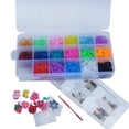 thumbnail image 1 of Rainbow Loom Kit DIY Educational Rubber Band Refill Kit Rubber Band Bracelet Kit, 1 of 8