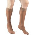 thumbnail image 1 of Truform Sheer Knee High Stockings: 8 - 15 mmHg, Taupe, Medium, 1 of 1