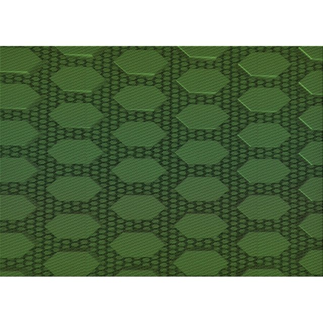 Ahgly Tapis Rectangulaire Lavable en Machine Intérieur Transitionnel Vert Forêt Foncé, 5 Pieds x 7 Pieds