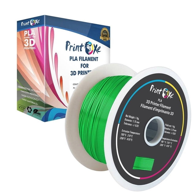 Green PLA 3D Printer Filament - 1 K.g. Spool