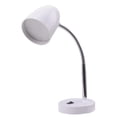 thumbnail image 1 of Lampe de bureau à DEL Mainstays, en plastique blanc, 1 of 3