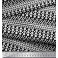 thumbnail image 2 of Soimoi Polyester Crepe Fabric Artistic Floral Print Sewing Fabric Yard 42 Inch Wide, 2 of 3