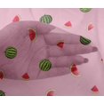 thumbnail image 4 of oneOone Viscose Chiffon Fabric Watermelon Fruit Fabric Prints by Yard 42 Inch Wide, 4 of 4