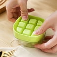 thumbnail image 5 of EGNMCR Ice Lattice,Ice Cube Tray,Ice Trays Household Ice Box Convenient Press One Second Ice Nine Box Mini Ice Making Artifact Film Tool ice cube tray, 5 of 5