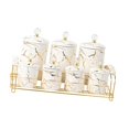 thumbnail image 4 of GROWTH TANK Divided Dried Fruit Dish Multi Use Food Storage Jars for Cheese Fruits Beans White, 4 of 9