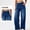 Dark Blue, variant on Amzcrzy Jeans for Women Trendy Baggy High Waisted Denim Pants for Women Wide Leg Womens Jeans with Pockets Light Blue S