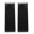 thumbnail image 1 of Kit de Dissipateur de Chaleur en Aluminium, 2pcs Refroidissement Ailettes Aluminium Refroidissement Ailettes Slotted Dissipateur de Chaleur Conception de Pointe, 1 of 8
