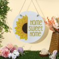thumbnail image 4 of Door Hanging Decorations Sunflower Welcome 3D Door Hanger Funny Door Hanger Farmhouse Door Hanger Rustic Welcome Sign Spring Festival Wooden Hanging Sign, 4 of 4