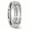 thumbnail image 4 of Cobalt Satin 7mm Rounded Edge Band Size 7.5, 4 of 6