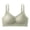 Green, variant on Wireless Push up Bras for Women, Deep V Neck Seamless T-Shirt Bralettes, No Underwire Full Cup Lingerie