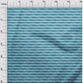 thumbnail image 3 of oneOone Cotton Poplin Twill Teal Blue Fabric Stripes Sewing Craft Projects Fabric Prints By Yard 56 Inch Wide, 3 of 5
