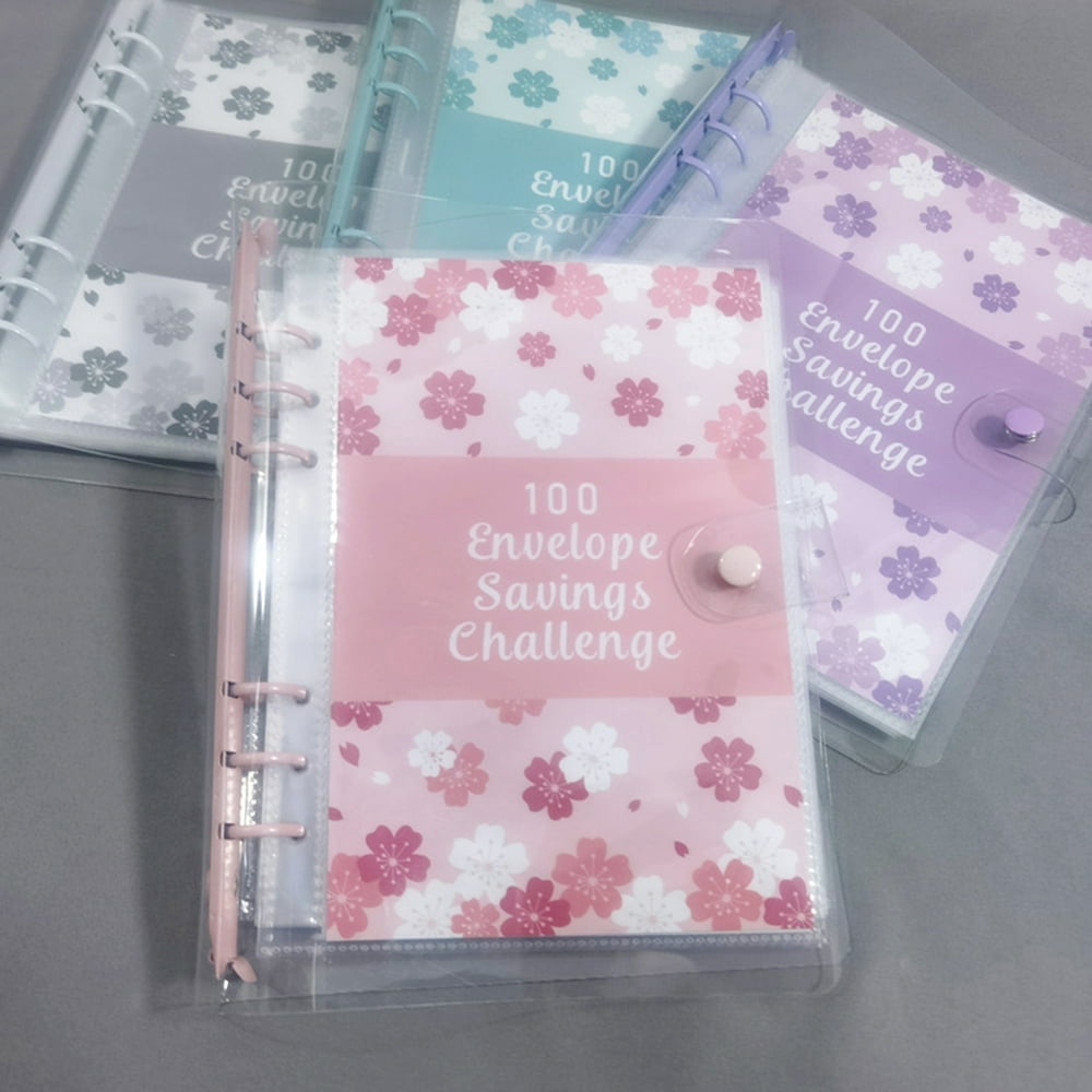 MesaSe Money Saving Challenge Binder 100 Envelope Sustainable Motivating Solution Challenging Binder for Savings Goals