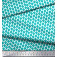 thumbnail image 2 of Soimoi Satin Silk Fabric Diamond Block Decor Fabric Printed Yard 42 Inch Wide, 2 of 2