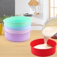 thumbnail image 2 of Silicone Cake Mold 4 6 8 10 Inch Easy Demoulding Heat Resistant DIY Round Shaped Pastry Mould for Kitchen, 2 of 8
