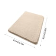 thumbnail image 3 of Boovnll Bathroom Rugs, 16x24" Absorbent Soft Solid Color Thicken Plush Bath Mat, Non-Slip Backing Quickly Drying for Bathroom, Kitchen, Floor, Pool, Toilet Mat, Bath Mats for Bathroom, 3 of 6