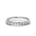thumbnail image 2 of 1/2ct 14K White Gold Diamond Wedding Guard Ring Band, 2 of 2