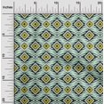 thumbnail image 2 of oneOone Silk Tabby Mint Green Fabric Geometric Sewing Material Print Fabric by The Yard 42 Inch Wide, 2 of 4