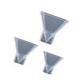 thumbnail image 2 of ziyahi 3x Transparent Pyramide Silicone Moule Résine Coulée Résine Bricolage Métier Moule Bricolage Époxy Cristal Outils, 2 of 9