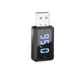 thumbnail image 1 of Émetteur Récepteur Bluetooth 5.3 FM pour Voiture, Appel Mains Libres, Mini Adaptateur Sans Fil USB, Audio Auto avec Écran LED pour Voiture, Radio FM, 1 of 1